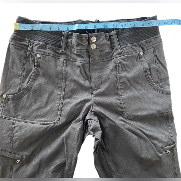 Athleta women’s cargo style pants  size 12 EUC - Picture 7 of 13